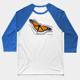 Monarch On The Move Baseball T-Shirt